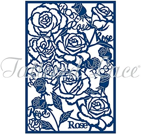 Tattered Lace Essentials Rose Panel Background Cutting Die ETL127