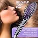 Gideon Professional Ceramic Heated Hair Brush Straightener Iron - Amazing Hair Straightener/Professional Quality Straight Hair in Minutes [UPGRADED]