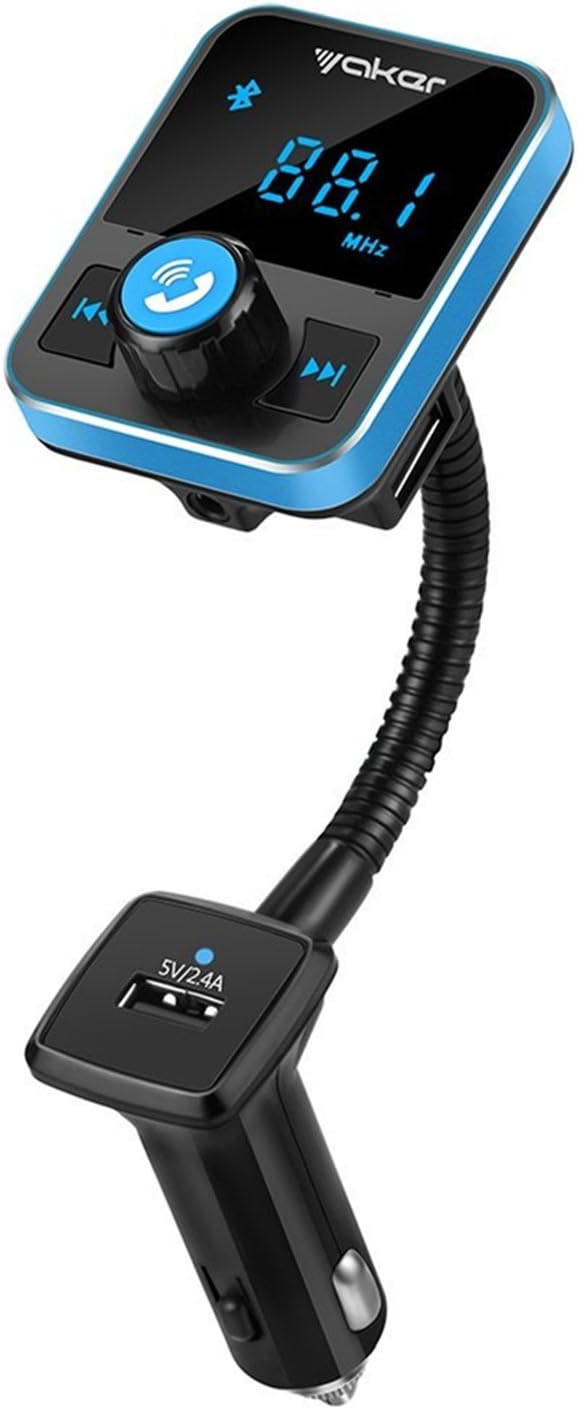 bluetooth Car, fm transmitter, car adapter, wireless speaker and mobile phone charger 3.5A, Suitable for: iphone, ipad, samsung, htc