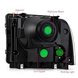 GRAND ORANGE Headlights Assembly Compatible with