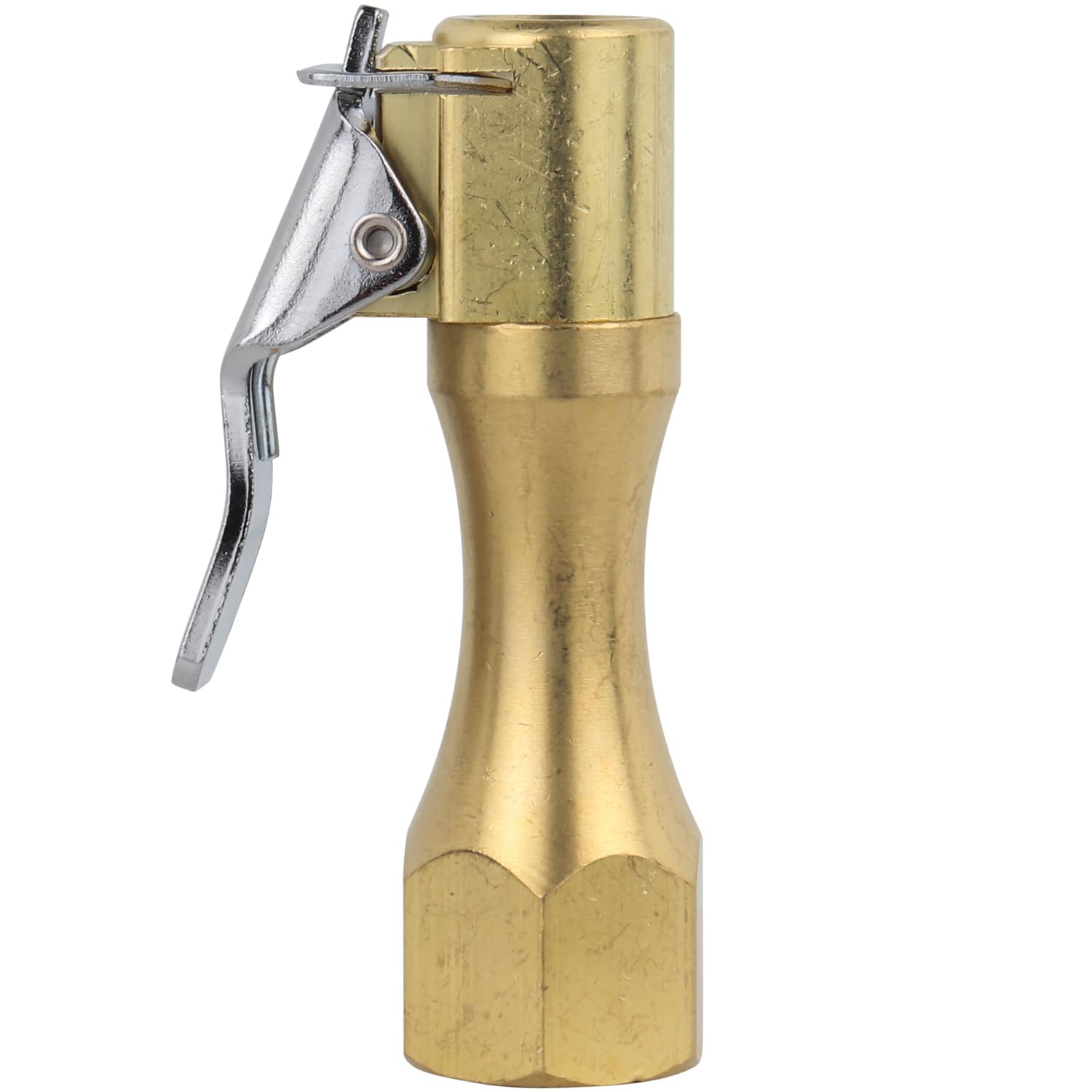Photo 1 of Milton EZ-Lock™ Air Chuck, Heavy Duty Brass Straight Lock-on Air Chuck, 175 PSI, Open Flow
