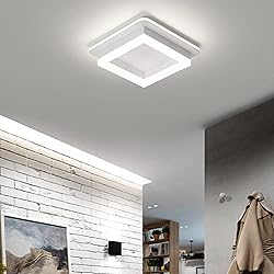 CANEOE 24W Square Hallway Light, Modern Flush Mount