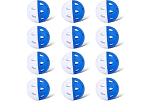 BIRDIEBLAST Rubber Golf Practice Ball, 12 Pack or 24 Pack, Realistic Feel and Lasting Limited Flight Training Balls for Indoor or Outdoor