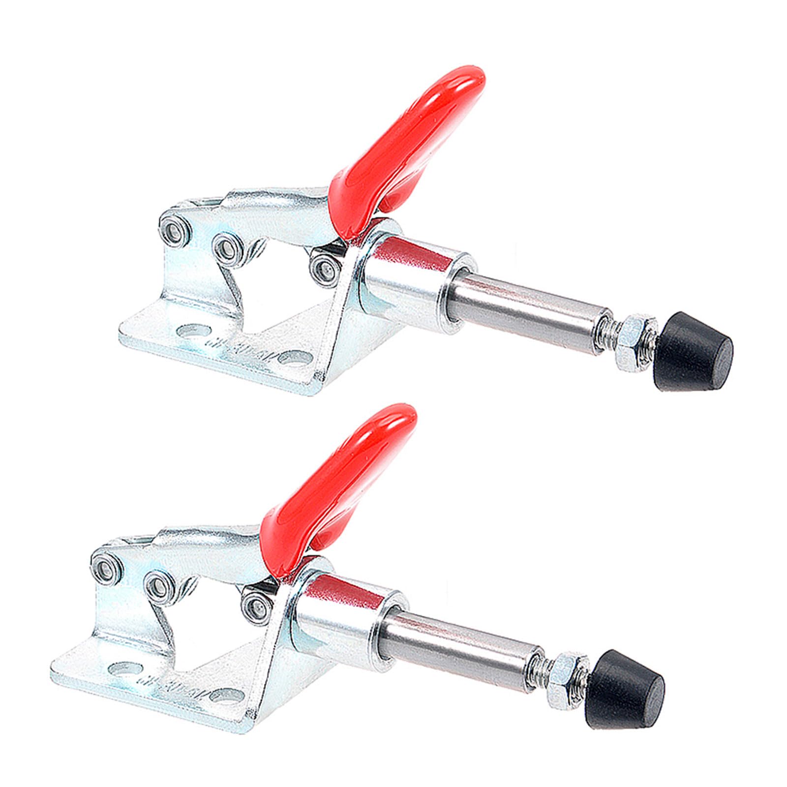CoCud Toggle Clamp, GH-301-AM 110Lbs Holding Capacity, Push Pull Action Quick Release Down Clamp Duty - (Applications: for Woodworking), 2-Pieces