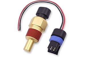 VEHICODE Engine Coolant Temperature Sensor, ECT Water Temp Sensor Compatible with Chevrolet Silverado/GMC Sierra C/K 1500/2500/3500, Chevy Blazer Impala Malibu S10, Buick, Cadillac, w/Connector