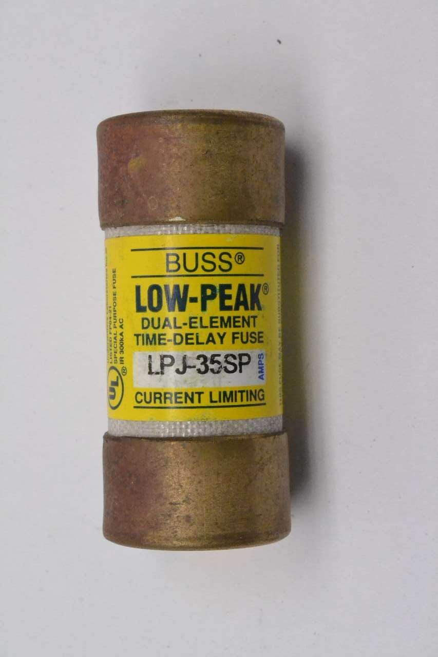COOPER BUSSMANN LPJ35SP LOWPEAK DUALELEMENT 35A AMP 600VAC FUSE