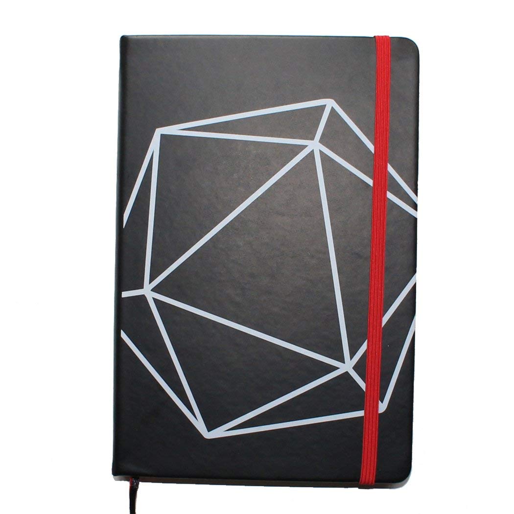 Paladin Roleplaying DnD Notebook Gift Set - Hardback Journal And Pen For Dungeons And Dragons And Other RPG Games - D20 Design