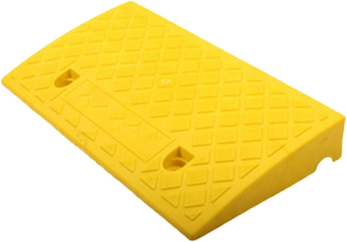 Xiaoling Portable Lightweight Curb Ramps, Plastic Threshold Ramp Kit for Loading Dock, Garage, Sidewalk, Truck, Scooter, Bike, Motorcycle, Wheelchair Mobility -