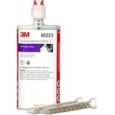 3M Universal Adhesive Black - 3, 08223, High Viscosity, Gap Filling, Durable, Industrial, 200 mL Cartridge
