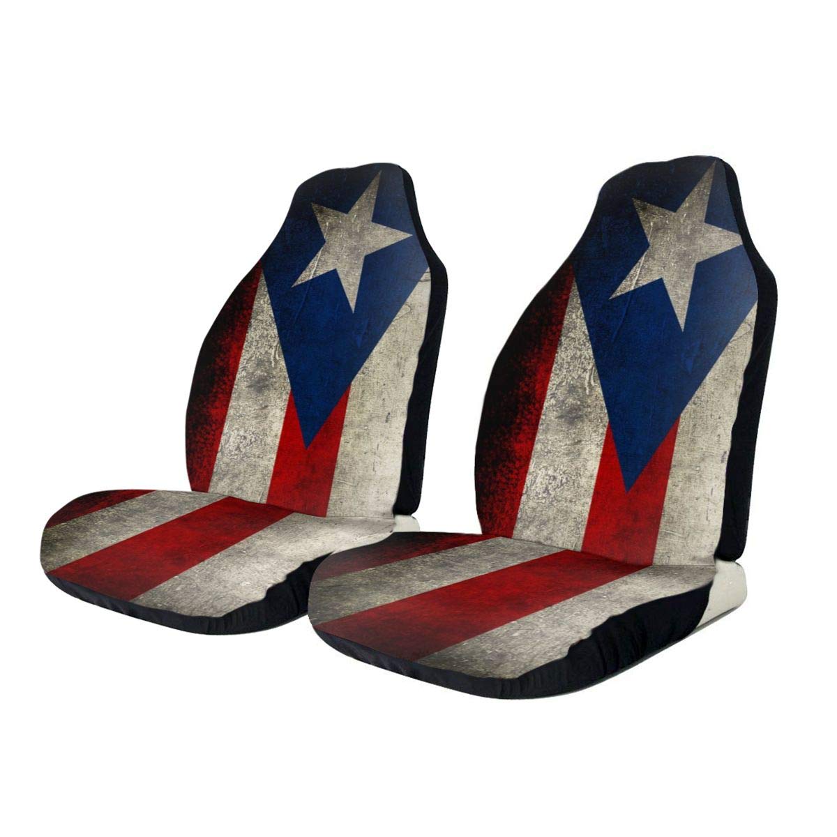 CHILL·TEK Car Seat Covers, Puerto Rican Flag Car Seat Cover