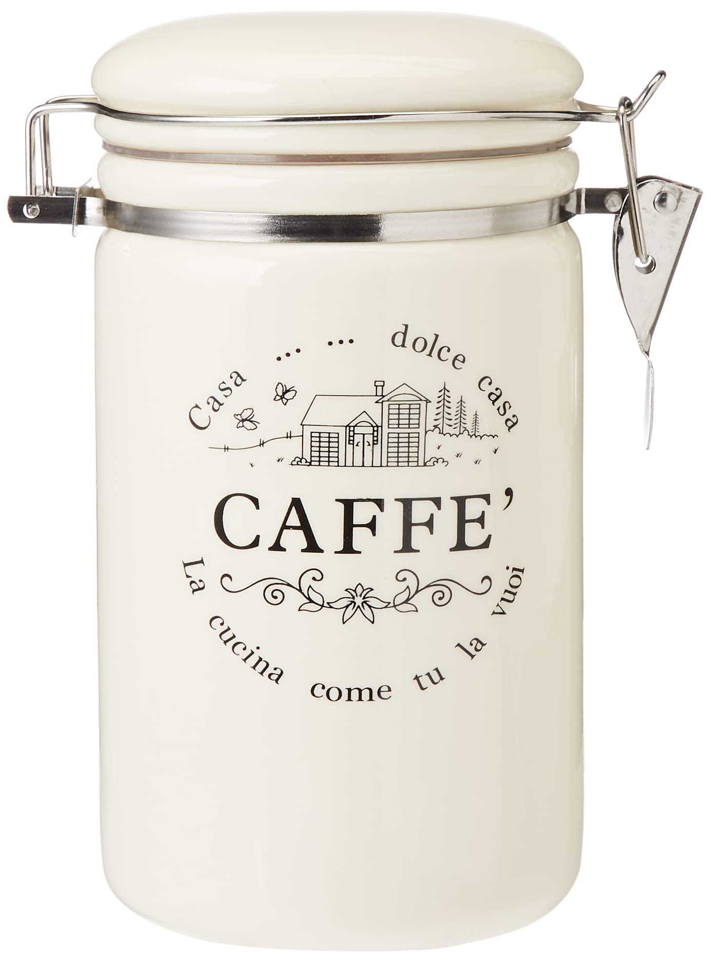 Tognana 850 cc Sweet Campania Home Coffee Pot, White