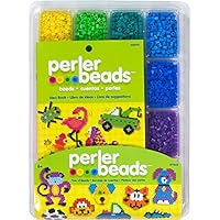 Perler 17605 Perler Beads Funfusion Bead Tray and Idea Book, Multicolor