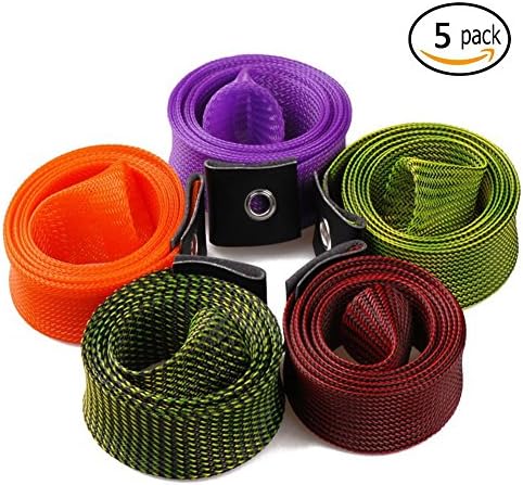 EVAIL 170cm 5Pcs/lot Casting Fishing Rod Covers Pesca acesorios Rod Sleeves Pole Glove clothes Protector Fishing tools -Fishing Spinning Casting Rod Cover Rod Strap Reel Cover