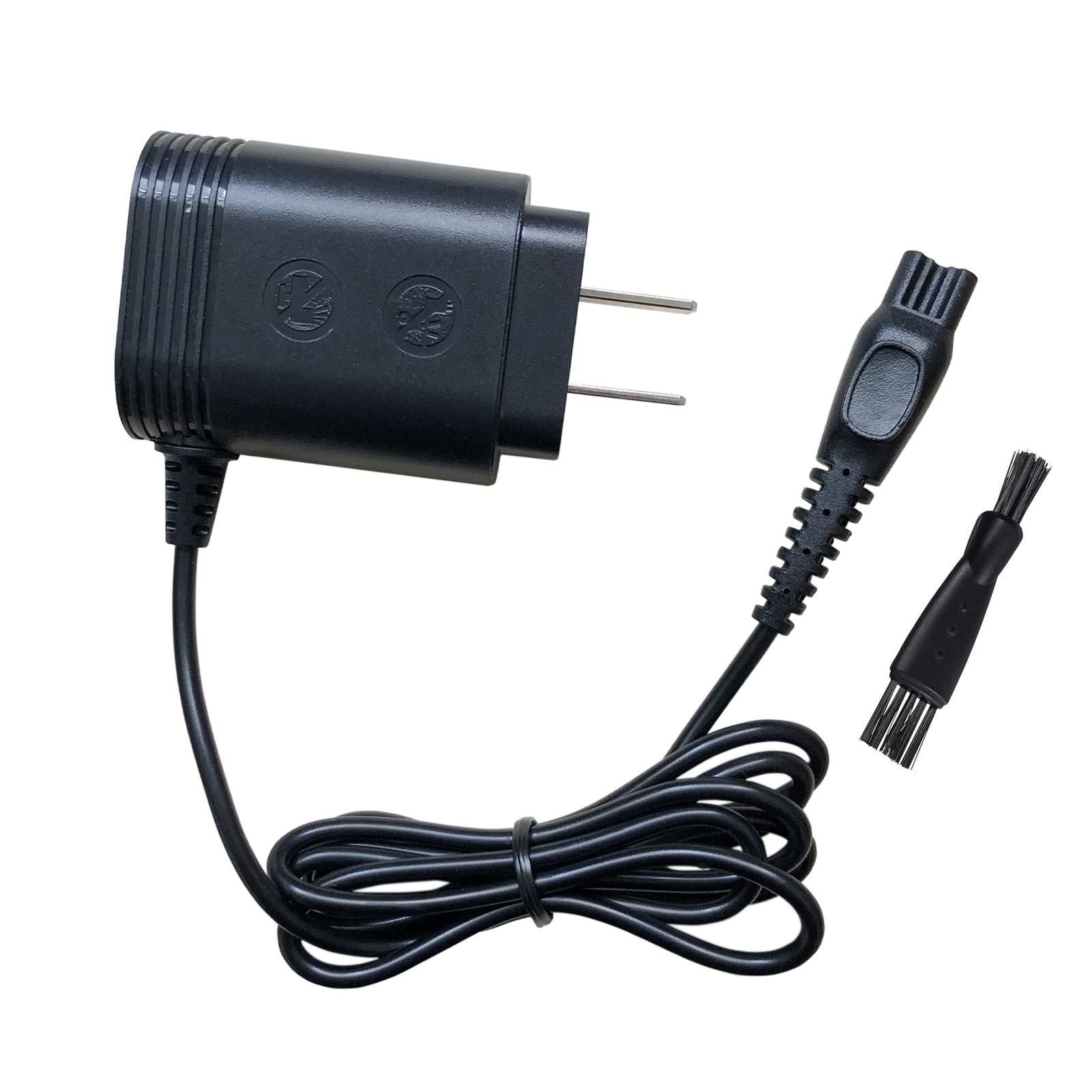Photo 1 of HQ8505 Power Cord Replacement for Philips Norelco Series 3000 5000 7000 9000 Razor Trimmer Shaver Charger Cable 4ft, 15V Adapter with Cleaning Brush