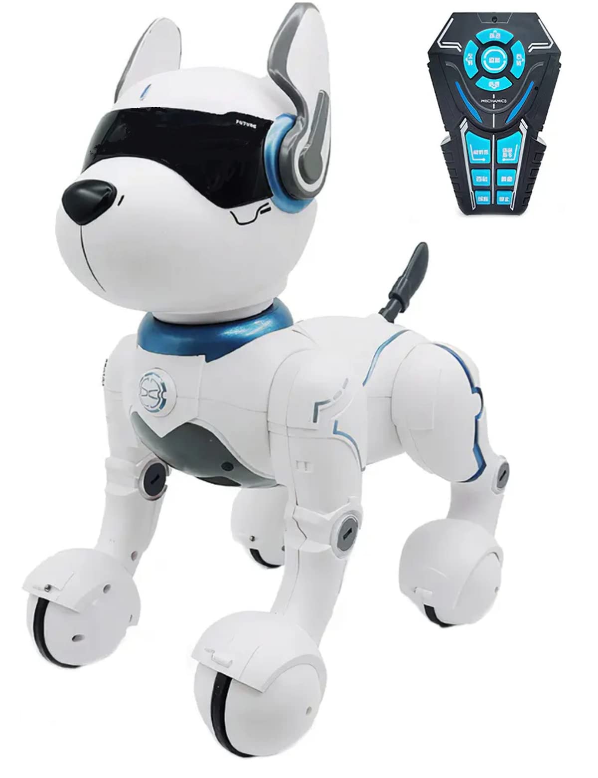 BOPTU Robot Toy, Dancing Voice Command Remote Control Intelligent Smart Simulation Robot Dog