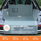 KYG Car Boot Liner with Bumper & Side Protection 184x105x38cm Grey view 4