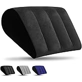 Inflatable Wedge Pillow Camping Cushions – Portable Folding Body Positioners Lightweight Wedge Pillow,Cushion for Yoga,Sleepi