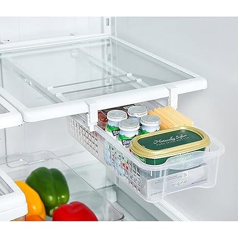Refrigerator Pull Out Bins Snap On Drawer Fridge Mate Shelves
