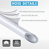 JatilEr 3m PVC Shower Hose Universal Replacement Extra Long Flexible Kink Leak view 3