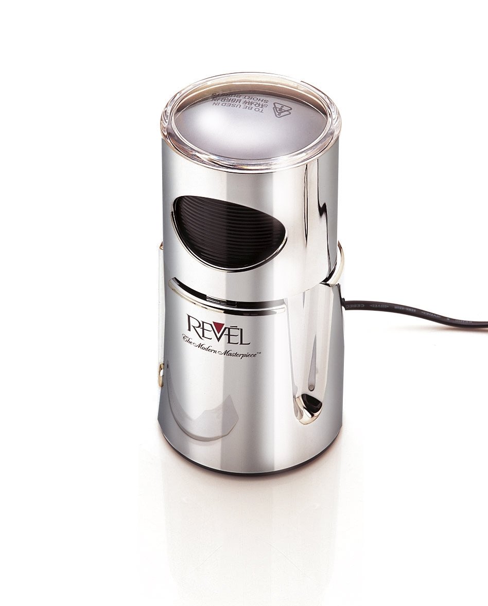 Photo 1 of Revel Chrome Wet and Dry Coffee Spice Grinder, 220 Volts (Not for USA-European Cord), 4.5 x 4.5 x 8.5 inch