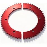 Go Kart Split Sprocket #35 Chain Sprocket 57 Tooth for Predator 196cc 212cc 100cc Coleman CT100U CT200U BT200X Baja Trailmaster MB200 Doodlebug Motovox Mini Bike Go Kart Cart Powersports Parts
