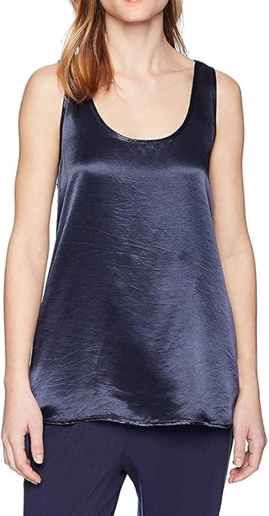 PJ Harlow Laura Satin Racerback Tank at Amazon Womenâs Clothing store