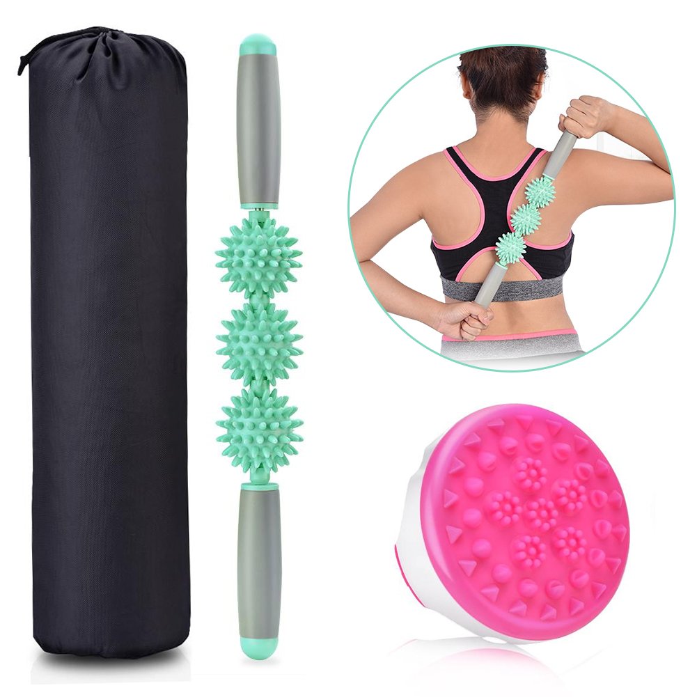 The Stick Roller Massager, Silicone Massage Roller Stick & Massage