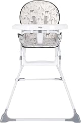 My Babiie MBHC1 Compact Highchair Safari 5kg Foldable Easy Clean view 3