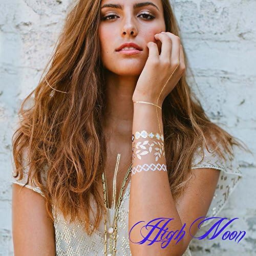 Lulu DK Women High Noon Non-Toxic Jewelry Temporary Tattoo Set