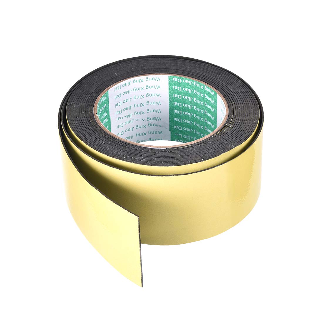 sourcing map Sealing Foam Tape 50mm Wide 1mm Thick 5m/16.4ft Long, Self Adhesive Weather Strip for Window Door Insulation
