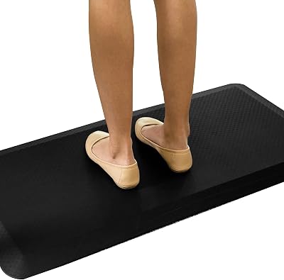 FLEXISPOT Standing Desk Anti-Fatigue Mat 2 cm Thick Black