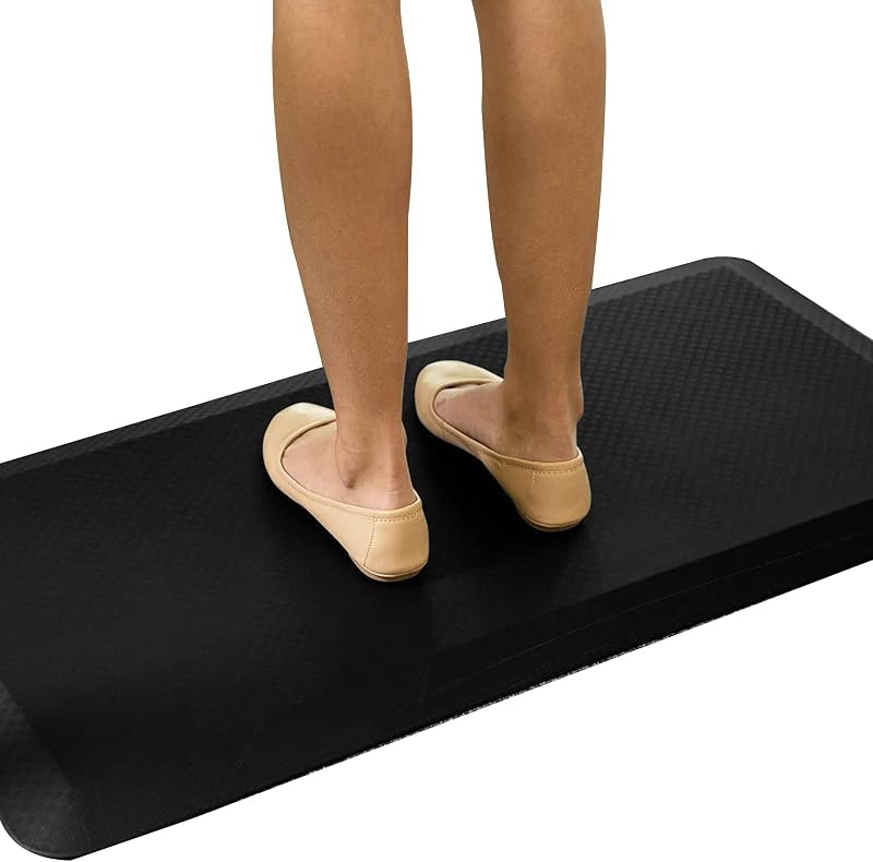 FLEXISPOT Standing Desk Anti-Fatigue Mat 2 cm Thick Black