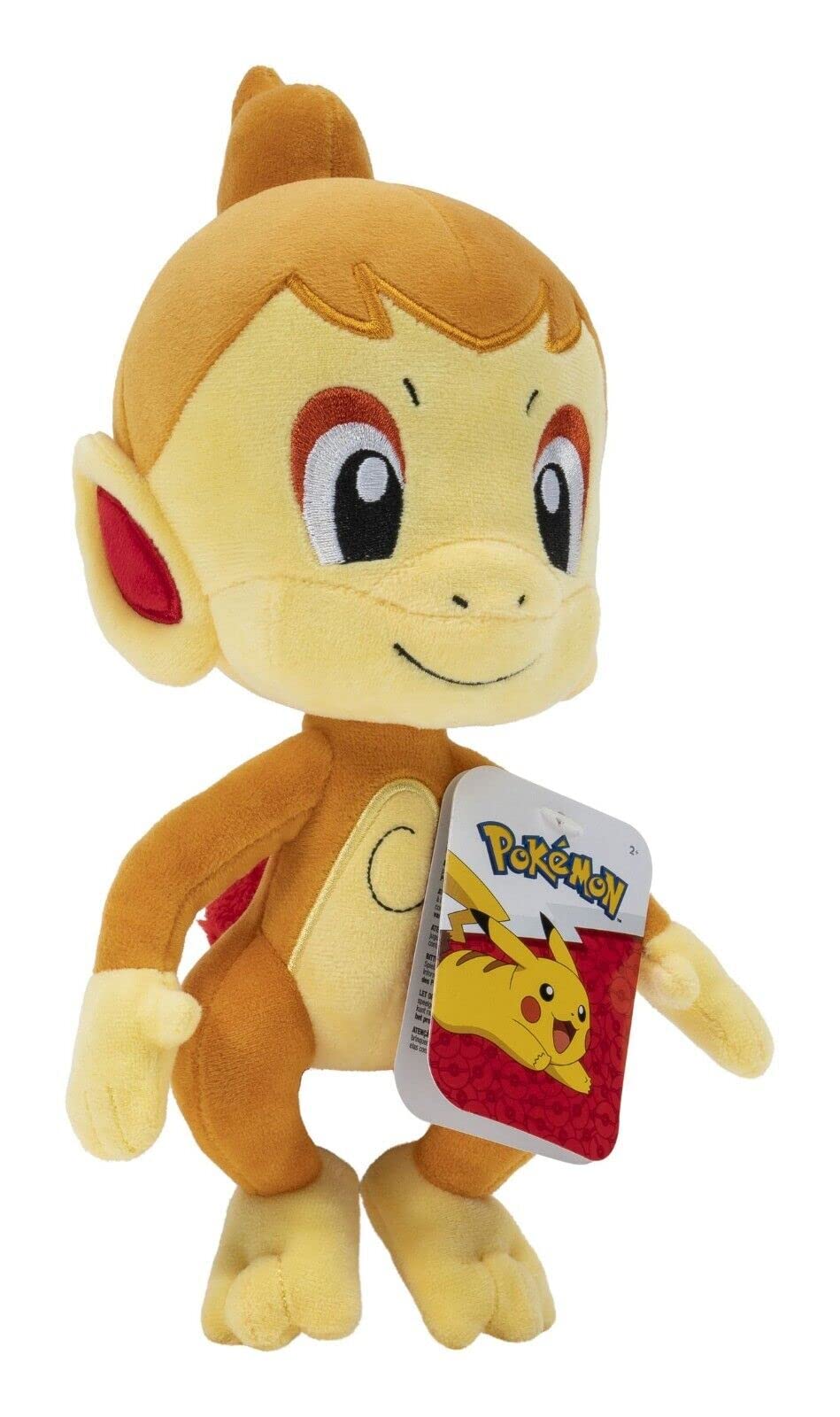 Pokemon PKW2692 Chimchar PLUSH-8-Inch Pokemon Plush-Authentic Details-Toys Kids, Multi