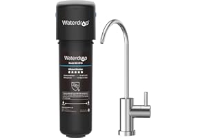 Waterdrop 10UB Under Sink Water Filter, Reduces PFAS, PFOA/PFOS, Lead, Chlorine, Bad Taste, NSF/ANSI 42 Certified, 11K Gallons, Easy Installation