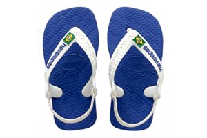 Chinelo Havaianas Baby Brasil Logo Rosa Cristal