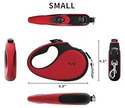 TUG 360° Tangle-Free Retractable Dog Leash with