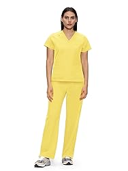 floralhue Scrubs for Women, V-Neck Scrubs Top