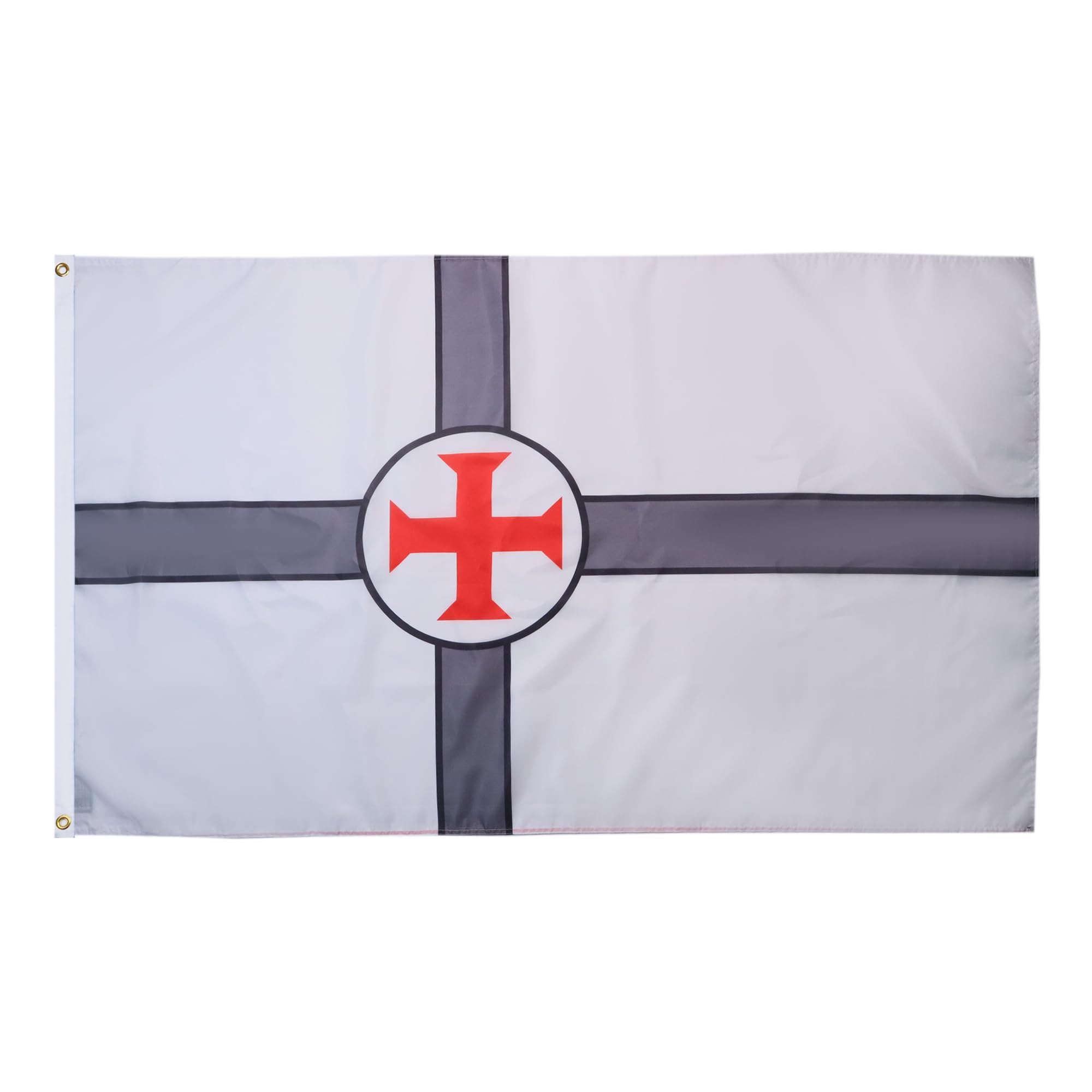 AZ FLAG - Secret Society Of Templars Flag - 3x5 Ft - 100D Polyester Templar Order Banner with Two Metal Grommets - Fade Resistant - Vivid Colors - 3' x 5' Feet - 150x90 Cm