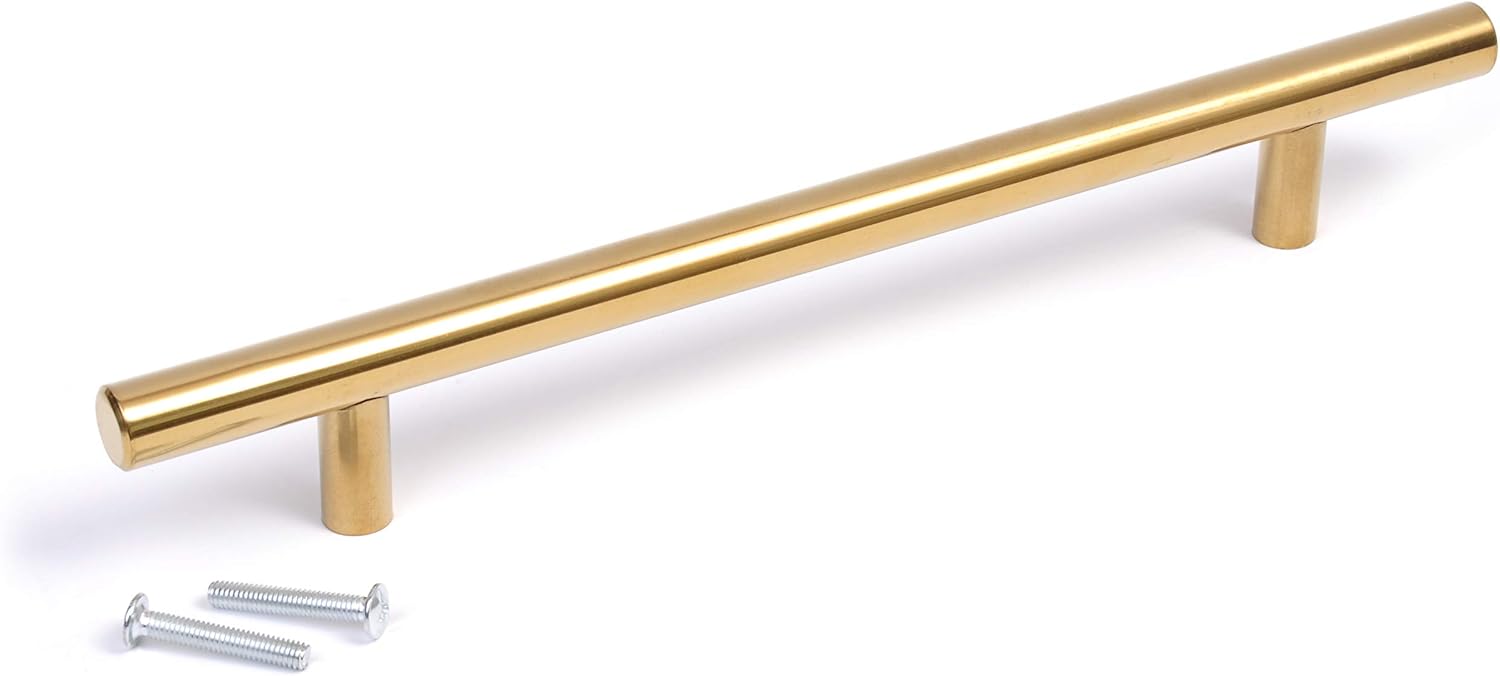BSM Marketing T bar Handle Knob Gold Finish Kitchen Bedroom Bathroom (20, 64mm Hole centres) - Image 4