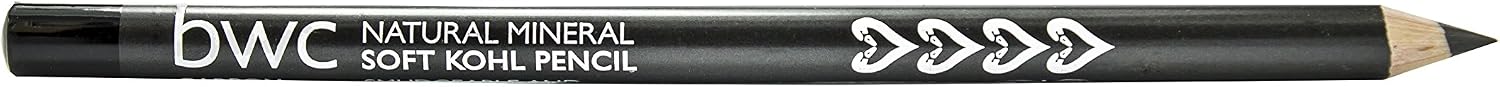 Beauty Without Cruelty Ultimate Natural Soft Kohl Eye Pencil, Soft Kohl Carbon Black, 1 Count (Pack of 1)