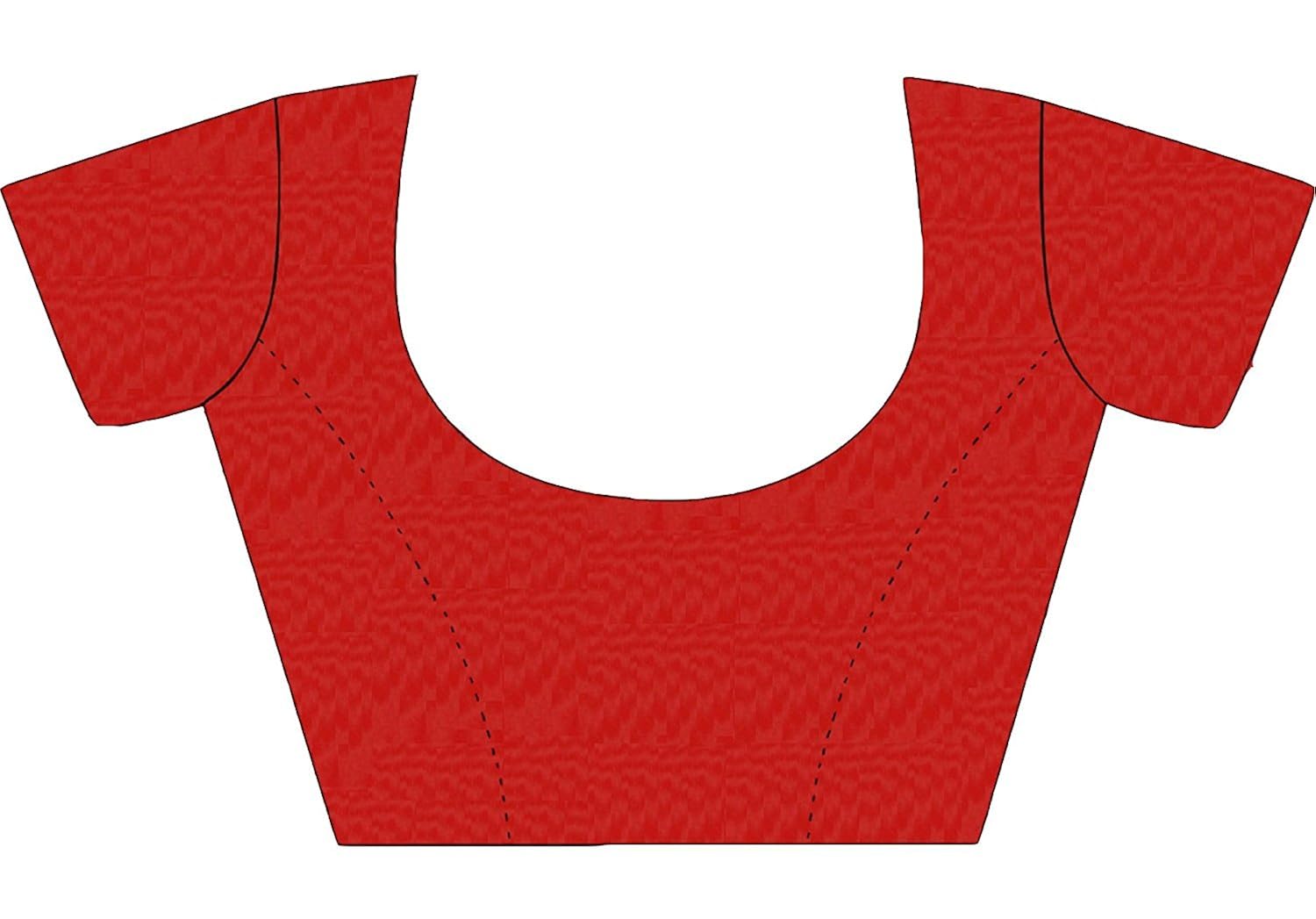 fabdiamond women's cotton saree with blouse piece(free_size)