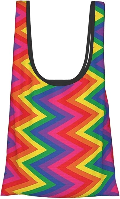 Groovy Decoraciones Arco Iris Zig Zag Vertical Chevron Patrón