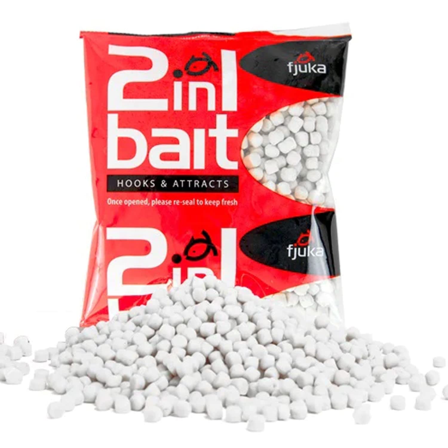 Fjuka 2in1 Original - 5mm Hook Bait. The soft feed pellet & attractant (white)