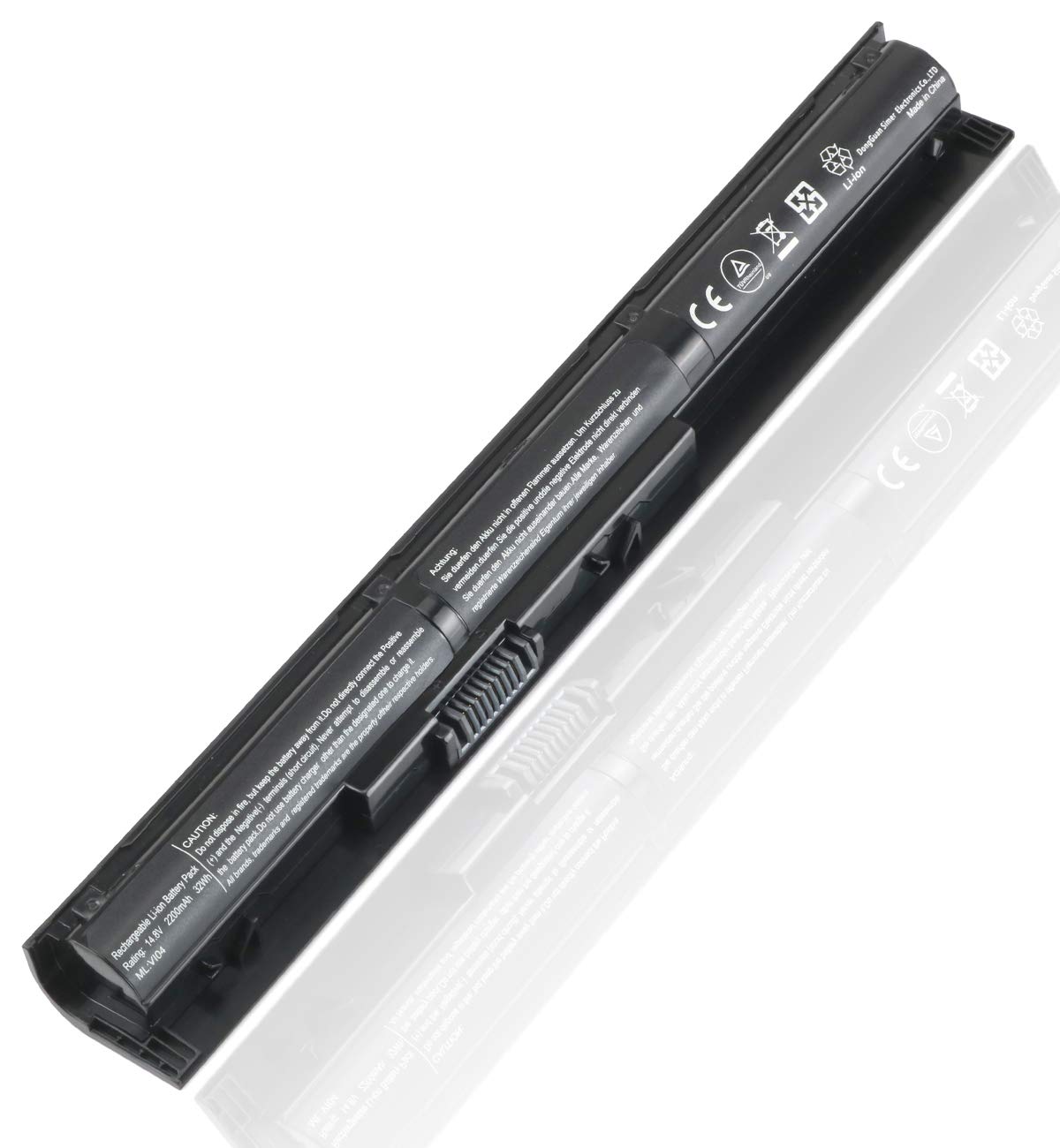 KI04 K104 800049-001 Laptop Battery Compatible with HP 800050-001 KI04 800010-421 800009-421 15-AB150SA HSTNN-DB6T HSTNN-LB6S TPN-Q158 Q159 Q160 Q161 Q162 Pavilion 15-AB 15-AK 17-G 14.8V 41.6Wh
