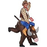 Morph Inflatable Bull Costume Adult, Bull Costume for Adults, Inflatable Rider Costumes, Blow Up Costumes for Adults