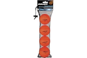 Bauer Warm Orange Hockey Ball (Pack of 4)