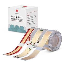 Phomemo D30 Label Maker Tape Black on Christmas