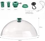 Denny International Crystals Universal Bird Feeding Station Squirrel Dome view 4