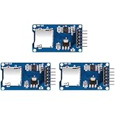 AITRIP 3PCS Micro SD Card Module with chip Level Conversion for Arduino,SDHC Card TF Card Adapter Reader (3PCS)
