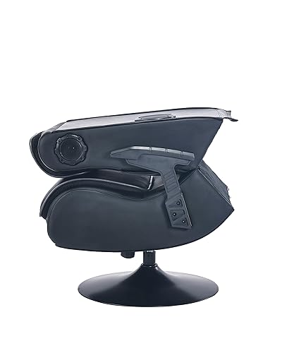 X Rocker Pro Lounging Video Gaming Pedestal Chair with Armrests, Built-in  Audio & Vibration via Wireless Bluetooth, Foldable, Vegan Leather, 300 lbs  Max, Black in Saudi Arabia | Whizz Video Game Chairs